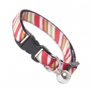 Christmas Stripe Cat Collar